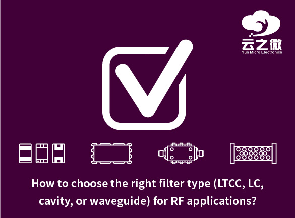 Come scegliere il tipo di filtro corretto (LTCC, LC, cavità o guida d'onda) per le applicazioni RF?
